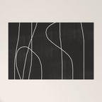 White Line Flow Welcome Mat Gallery Image 1