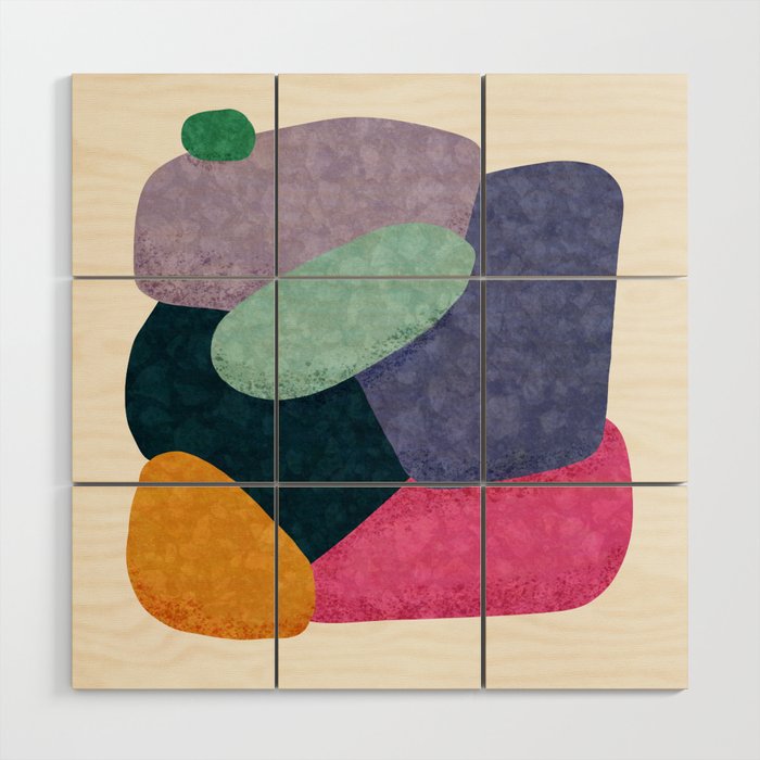 We are united abstract Wood Wall Art Gallery Image 1