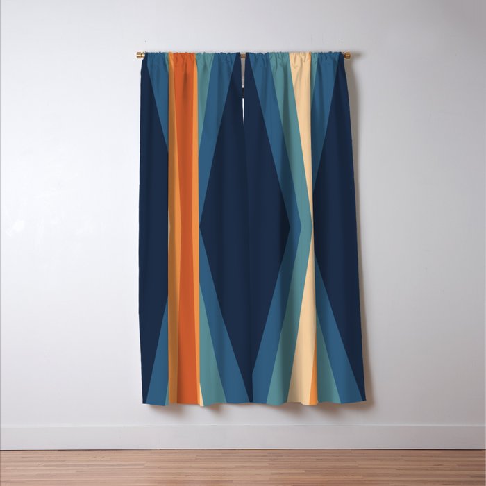 70's Retro Reflection Window Curtain Gallery Image 3