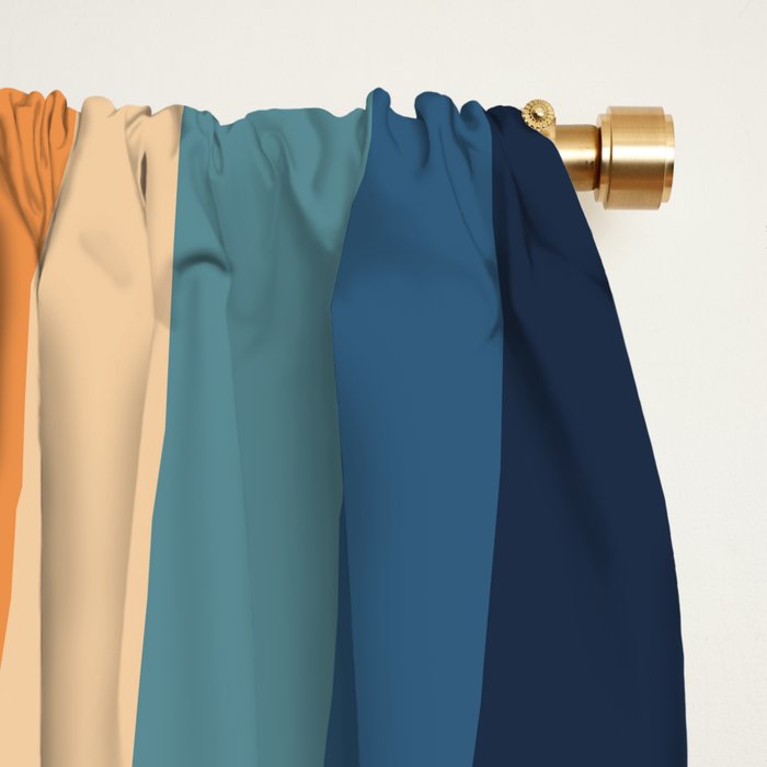 70's Retro Reflection Window Curtain Gallery Image 2