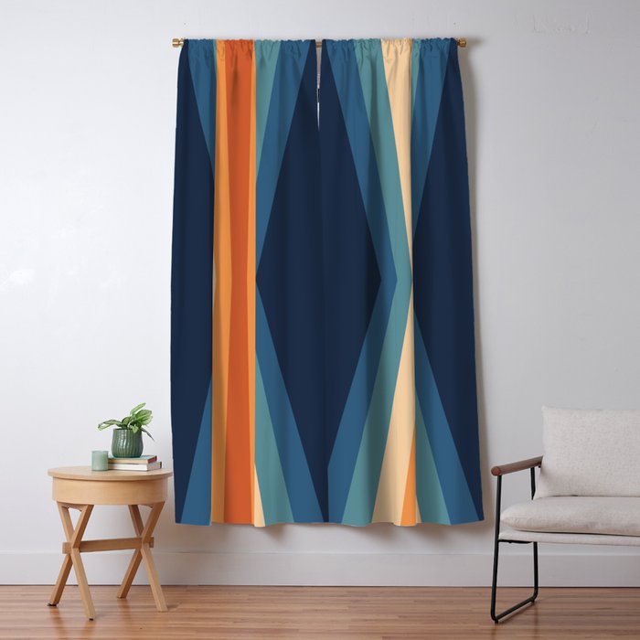 70's Retro Reflection Window Curtain Gallery Image 5