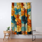 A Floral Palette of Colorful Petals Window Curtain Gallery Image 5