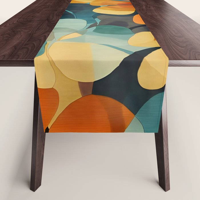A Floral Palette of Colorful Petals Table Runner Gallery Image 1
