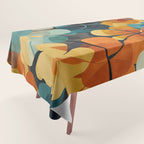 A Floral Palette of Colorful Petals Tablecloth Gallery Image 1