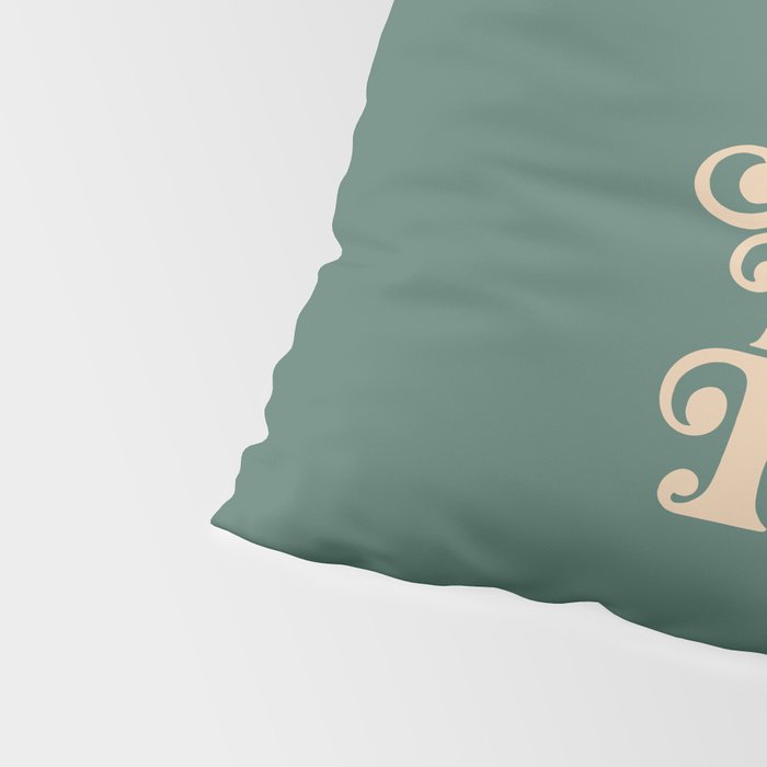 This Must Be The Place - Green & Beige Pillow Sham Gallery Image 4
