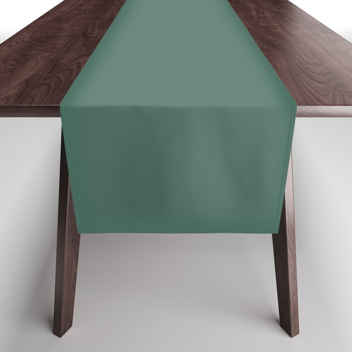 This Must Be The Place - Green & Beige Table Runner Gallery Image 1
