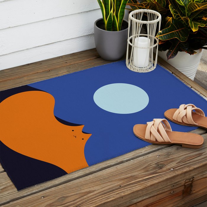 Cat Landscape 179: Lunar Mirage Outdoor Rug Gallery Image 2
