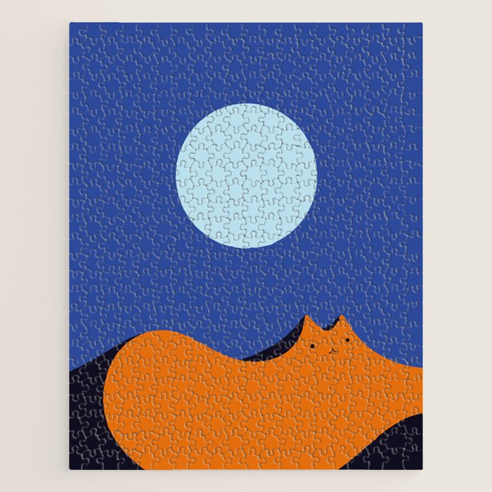 Cat Landscape 179: Lunar Mirage Jigsaw Puzzle Gallery Image 1