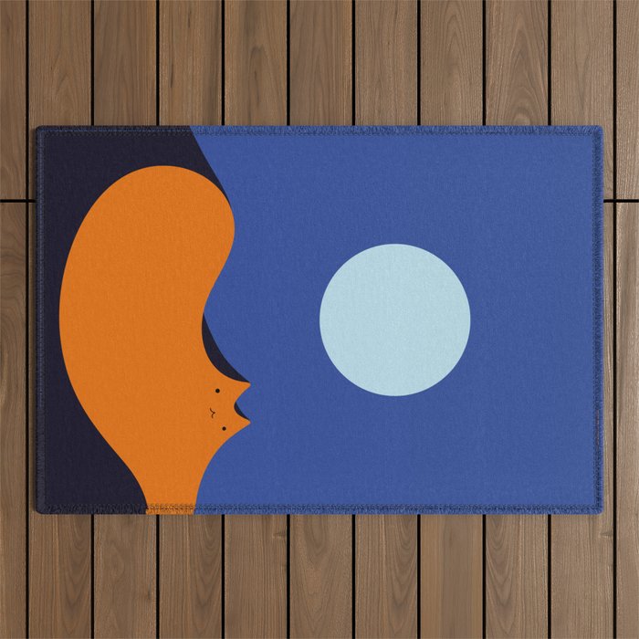 Cat Landscape 179: Lunar Mirage Outdoor Rug Gallery Image 1