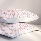 Abstract organic dots - dirty pink pattern Pillow Sham Gallery Image 3