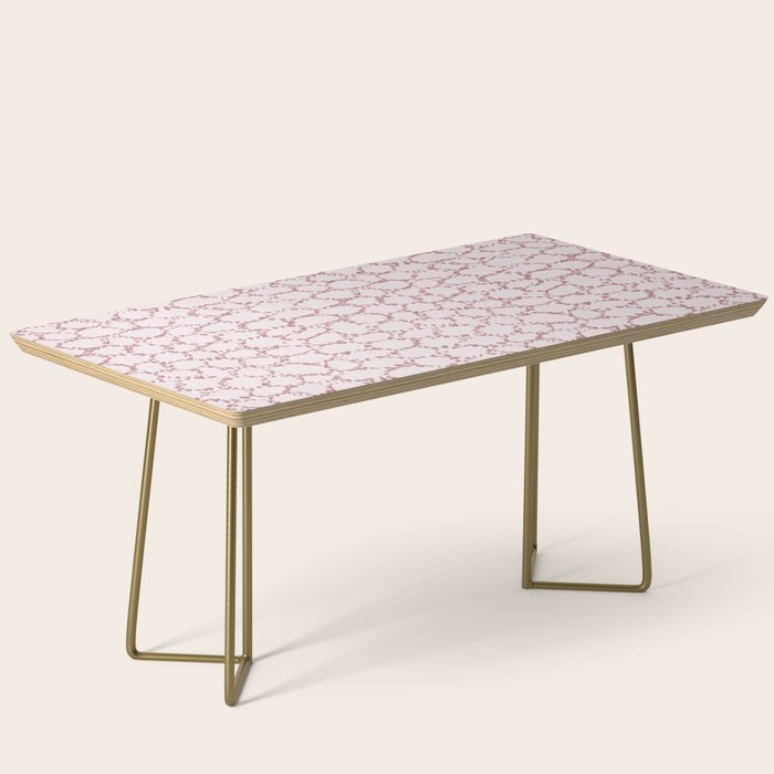 Abstract organic dots - dirty pink pattern Coffee Table Gallery Image 2