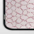 Abstract organic dots - dirty pink pattern Laptop Sleeve Gallery Image 3