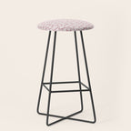 Abstract organic dots - dirty pink pattern Stool Gallery Image 1
