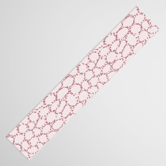 Abstract organic dots - dirty pink pattern Table Runner Gallery Image 3
