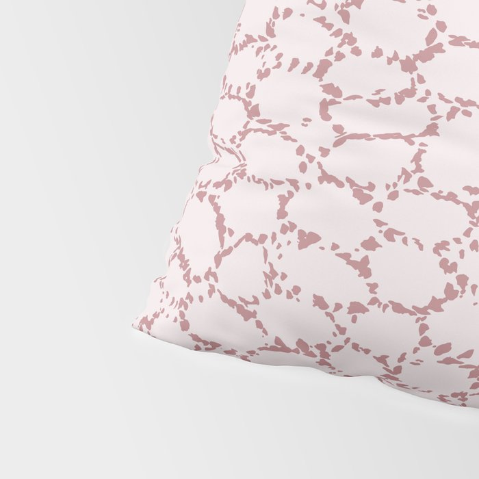 Abstract organic dots - dirty pink pattern Pillow Sham Gallery Image 4