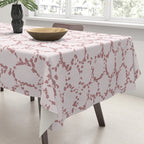 Abstract organic dots - dirty pink pattern Tablecloth Gallery Image 3