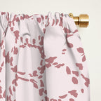 Abstract organic dots - dirty pink pattern Window Curtain Gallery Image 2