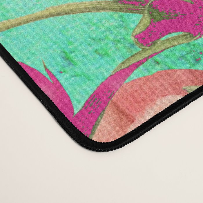 Atomic Garden - Vibrant Flowers Desk Mat Gallery Image 4
