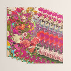 Atomic Garden - Vibrant Flowers Wrapping Paper Gallery Image 3