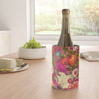 Atomic Garden - Vibrant Flowers Wine Chiller Gallery Image 4