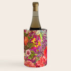 Atomic Garden - Vibrant Flowers Wine Chiller Gallery Image 3