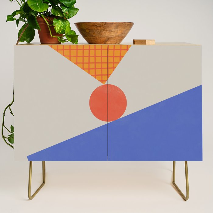 Red Circle #1 Credenza Gallery Image 1