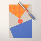 Red Circle #1 Wrapping Paper Gallery Image 1