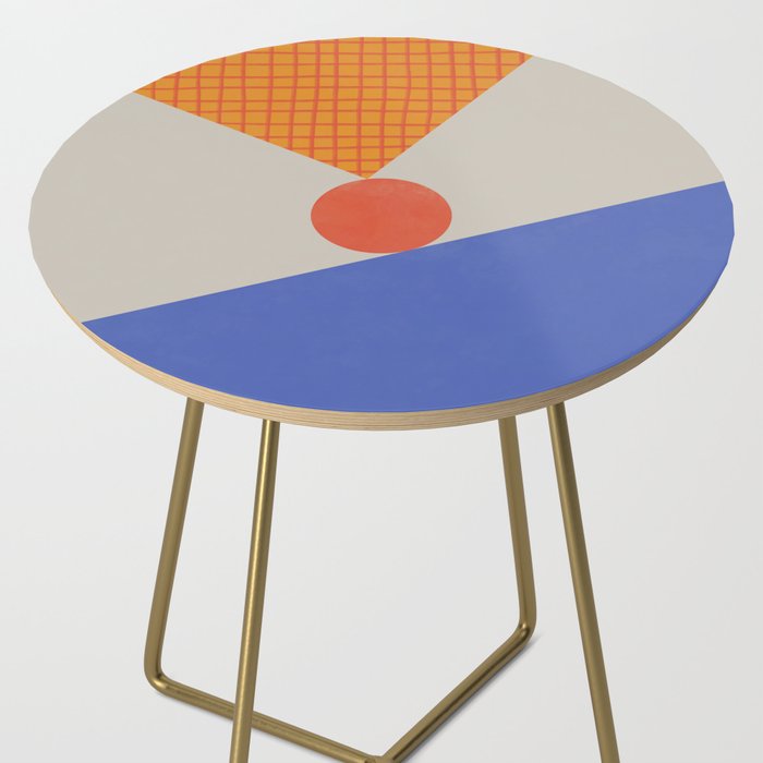 Red Circle #1 Side Table Gallery Image 2