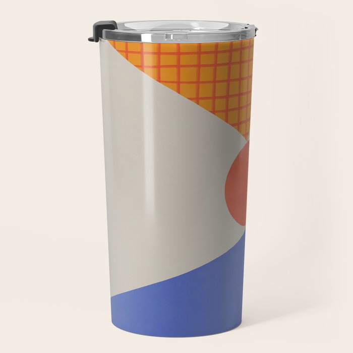 Red Circle #1 Travel Mug Gallery Image 3