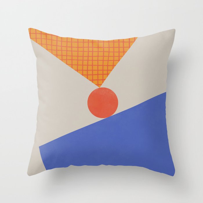 Red Circle #1 Throw Pillow Gallery Image 6