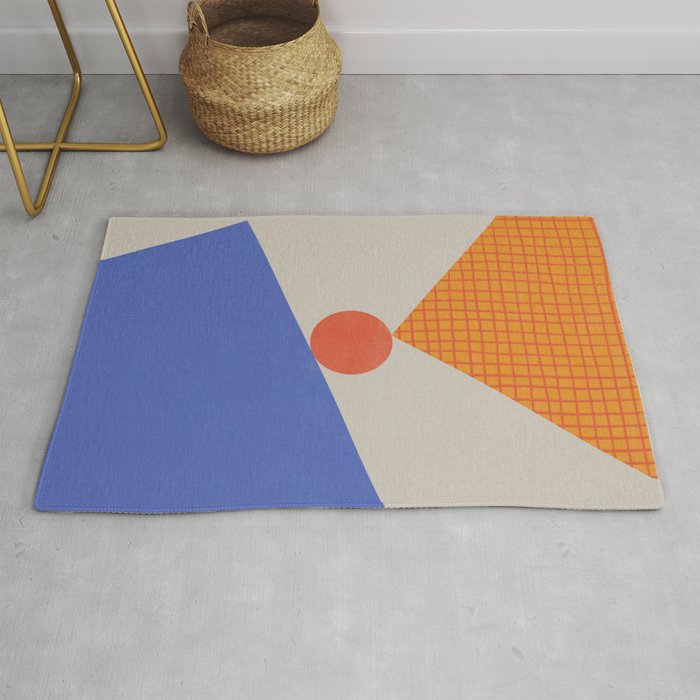 Red Circle #1 Rug Gallery Image 1