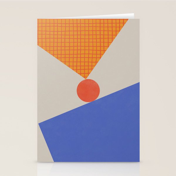 Red Circle #1 Stationery Card Gallery Image 1