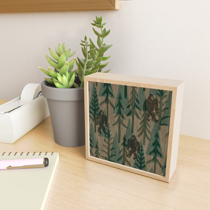 Subtle Sasquatch - Camouflage  Mini Art Print Gallery Image 2
