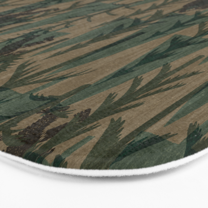 Subtle Sasquatch - Camouflage  Bath Mat Gallery Image 3