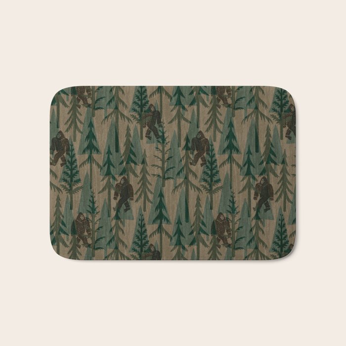 Subtle Sasquatch - Camouflage  Bath Mat Gallery Image 1