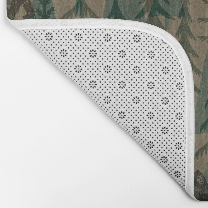 Subtle Sasquatch - Camouflage  Bath Mat Gallery Image 2