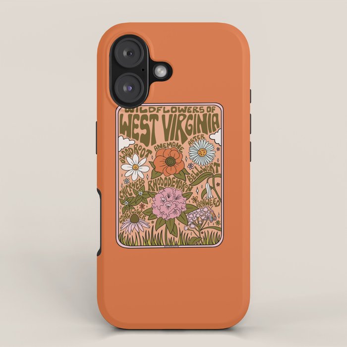 West Virginia Wildflowers iPhone Case Gallery Image 1
