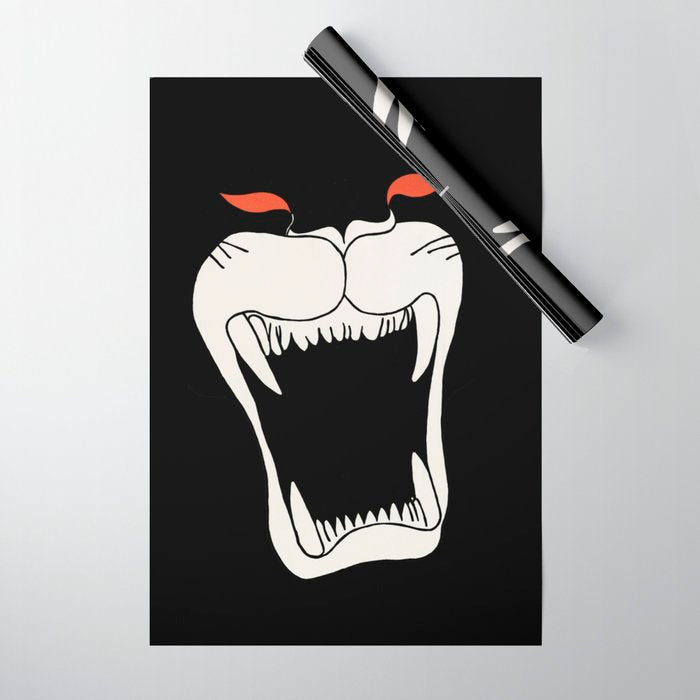 Black Panther Wrapping Paper Gallery Image 1