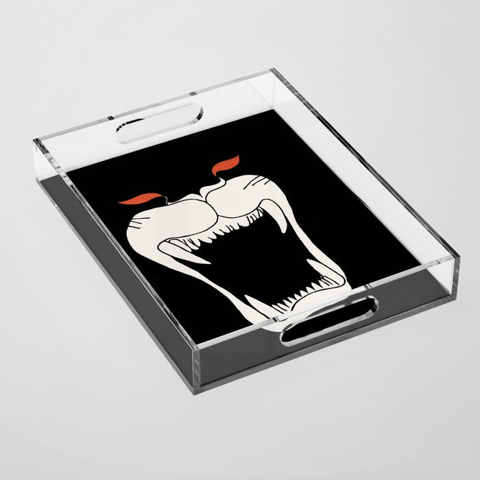 Black Panther Acrylic Tray Gallery Image 1