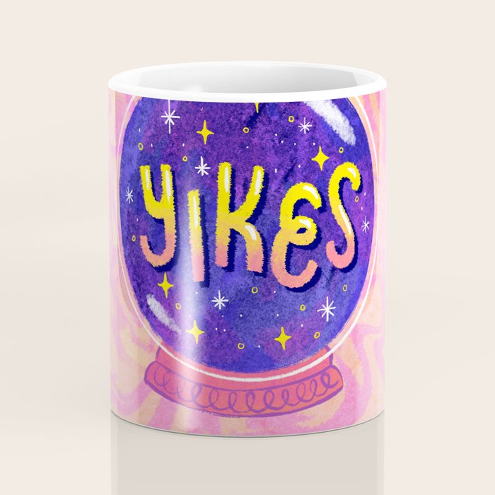 Yikes Crystal Ball Coffee Mug Gallery Image 4