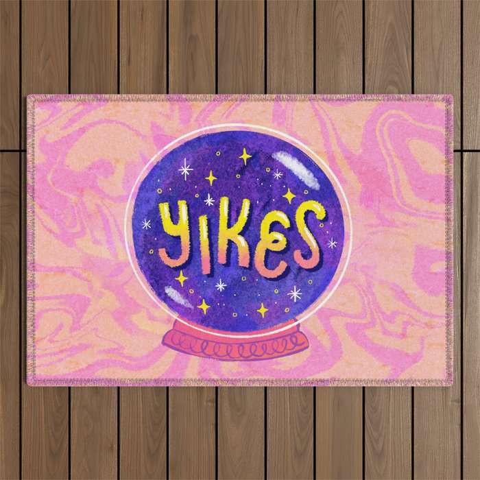 Yikes Crystal Ball Outdoor Rug Gallery Image 1