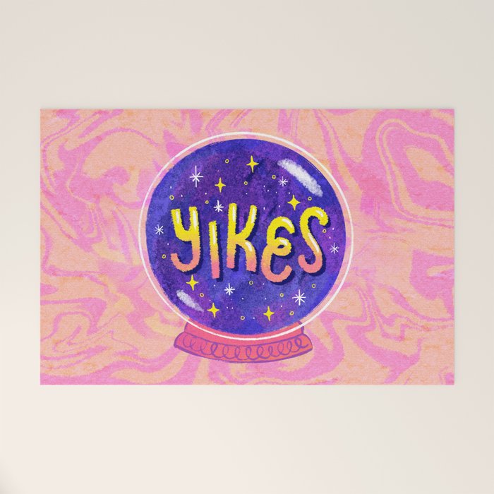 Yikes Crystal Ball Welcome Mat Gallery Image 1