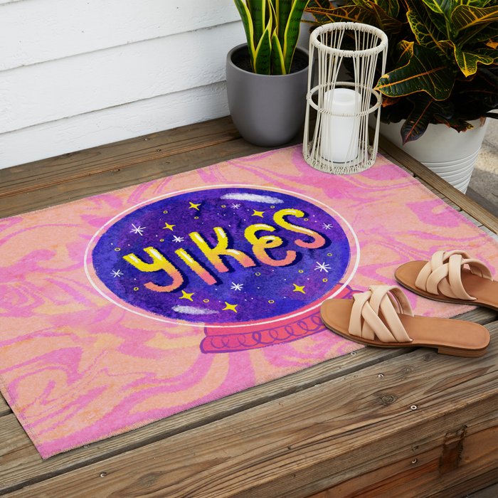 Yikes Crystal Ball Outdoor Rug Gallery Image 2