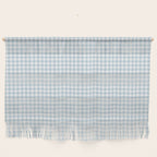 Baby Blue Gingham Check Wall Hanging Gallery Image 1