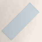 Baby Blue Gingham Check Yoga Mat Gallery Image 1