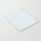 Baby Blue Gingham Check Notebook Gallery Image 3