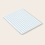 Baby Blue Gingham Check Notebook Gallery Image 2