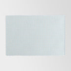 Baby Blue Gingham Check Rug Gallery Image 2