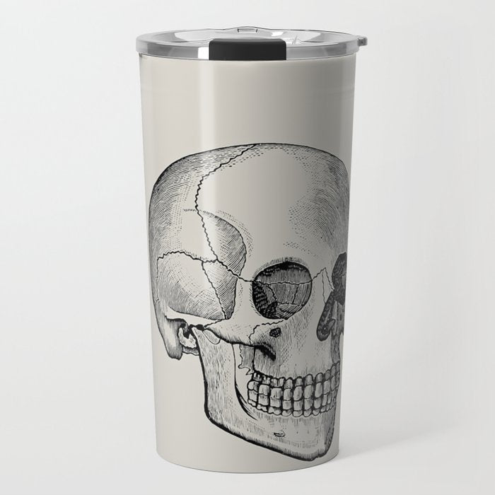 Illustrated and priced catalogue of superior surgical instruments Skull Sapine Ink Illustration Travel Mug Gallery Image 1