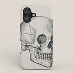 Illustrated and priced catalogue of superior surgical instruments Skull Sapine Ink Illustration iPhone Case Gallery Image 1